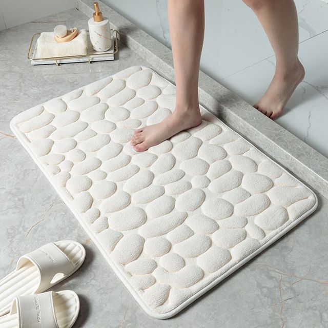 cobblestone-bathroom-matbath-and-shower-matsliving-simply-house-198332 Bath and Shower Mats Cobblestone Bathroom Mat - Living Simply House