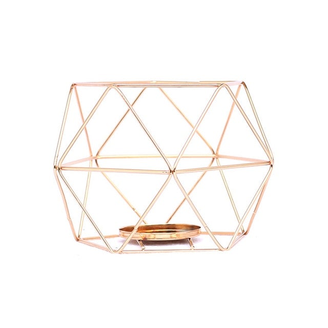 geometric-metal-lantern-741035 Accessories Geometric Metal Lantern - Living Simply House