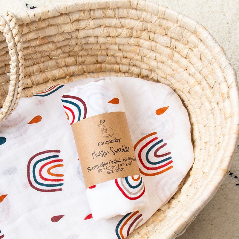 kangobaby-100-cotton-muslin-swaddlechildrensliving-simply-house-989452 Children's Kangobaby 100% Cotton Muslin Swaddle - Living Simply House