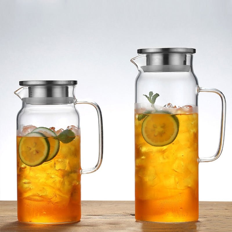 large-heatproof-glass-jugsdrinkswareliving-simply-house-150573 Drinksware Large Heatproof Glass Jugs - Living Simply House
