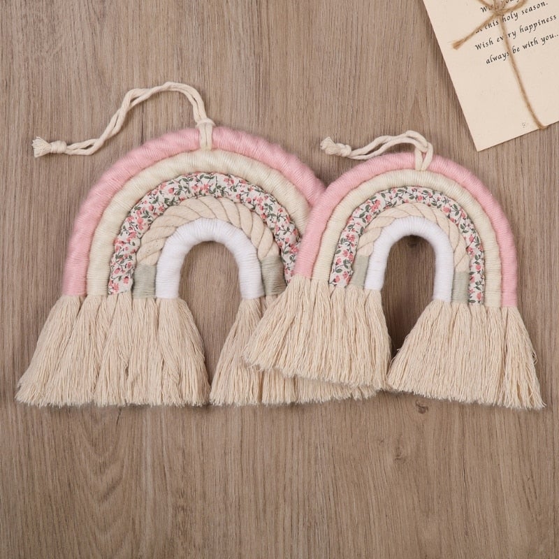 macrame-rainbow-wall-hanging-328234 Wall Decor Macrame Rainbow Wall Hanging - Living Simply House