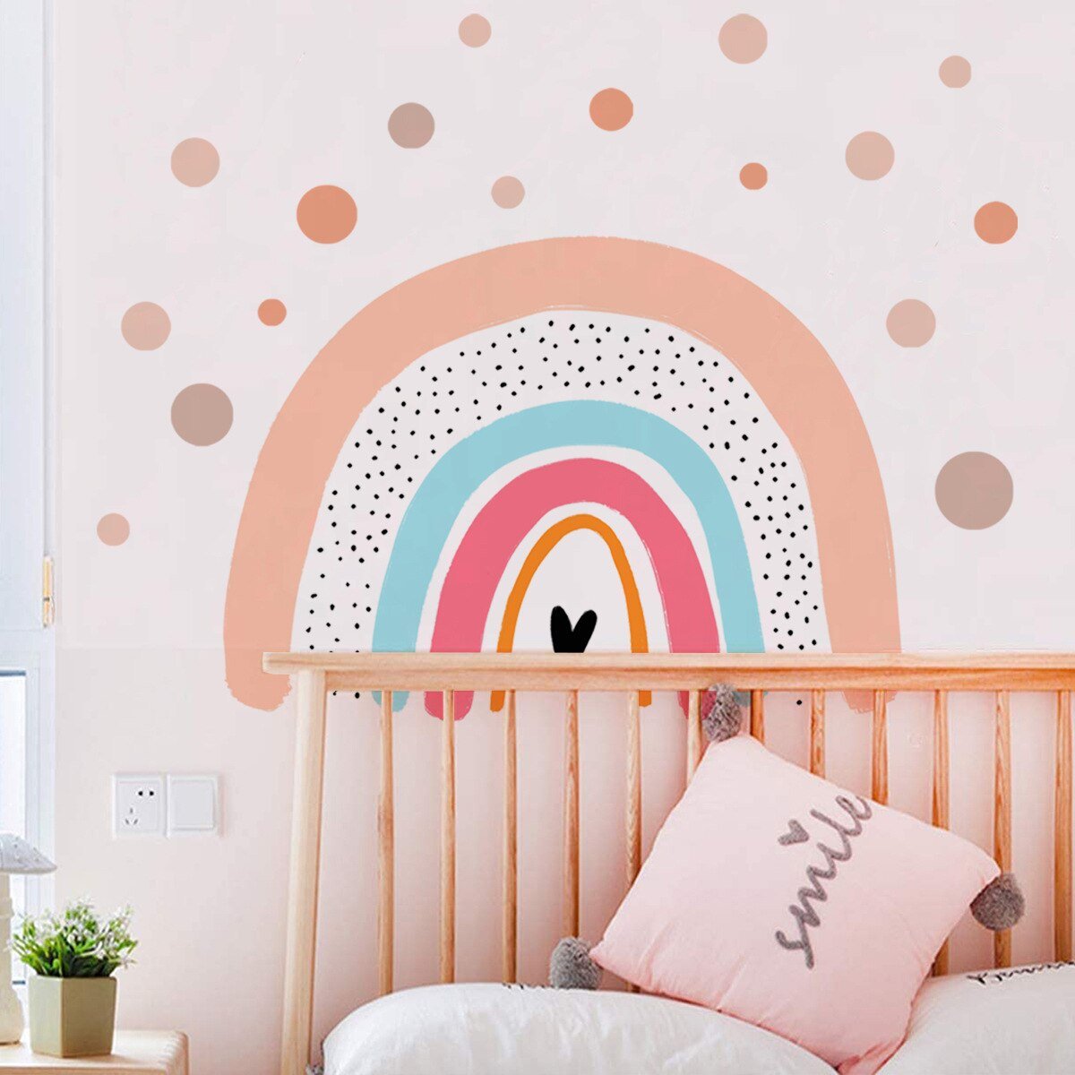 rainbow-polka-dot-rainbow-wall-stickerchildrensliving-simply-house-448308