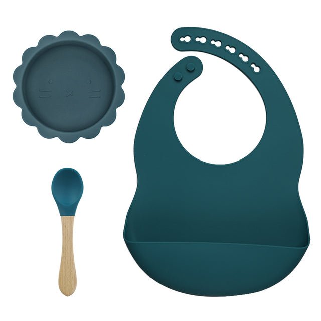 silicone-lion-tableware-and-bibchildrensliving-simply-house-158901 Children's Silicone Lion Tableware and Bib - Living Simply House