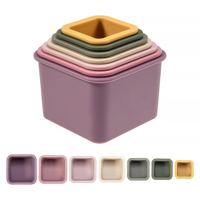 silicone-stacking-cupschildrensliving-simply-house-890977 Children's Silicone Stacking Cups - Living Simply House